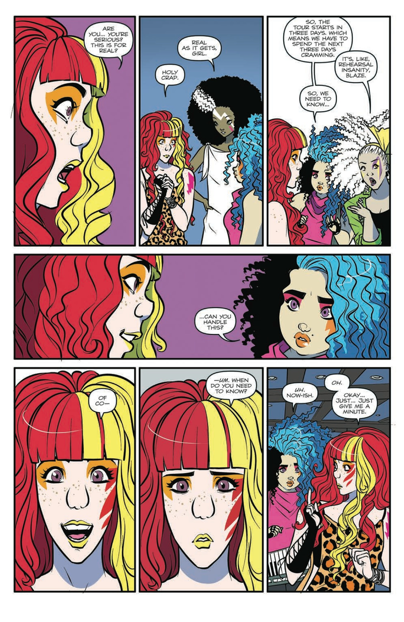 Illustration for article titled Exclusive IDW preview: Darkness reigns in Jem And The Holograms #12